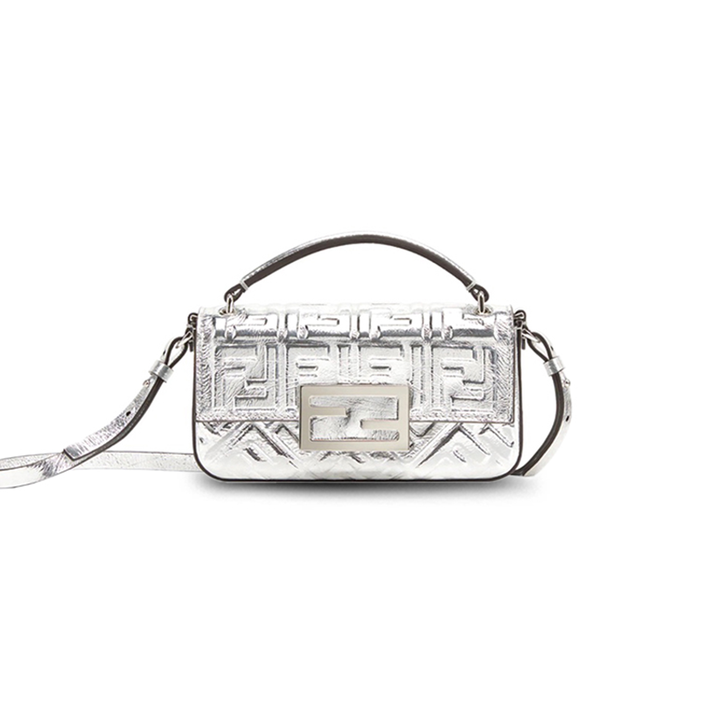 FENDI BAQUETTE EMBOSSED FF POUCH 7AS142ALVLF0MK5 (18.5*10*2.5cm)